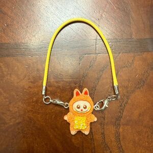 Labubu Adorable Orange and Yellow charm / Labubu crossbody